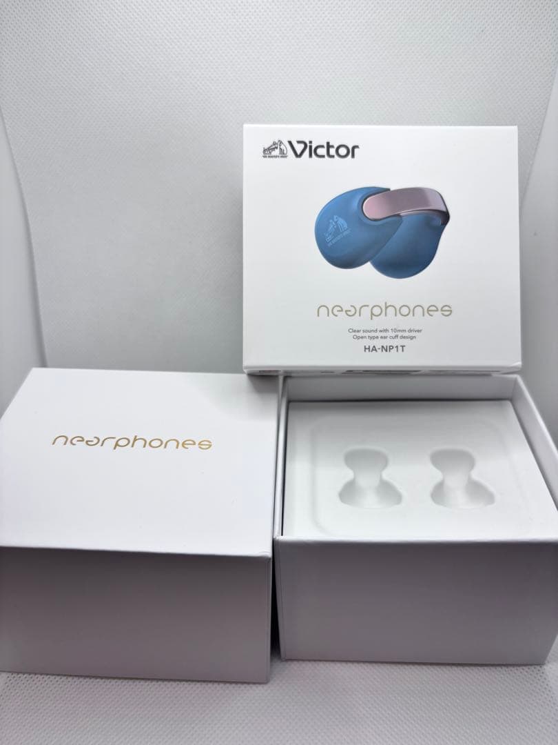 モ*☆様 【美品】Victor ワイヤレスイヤホンHA-NP1T ティールブルー