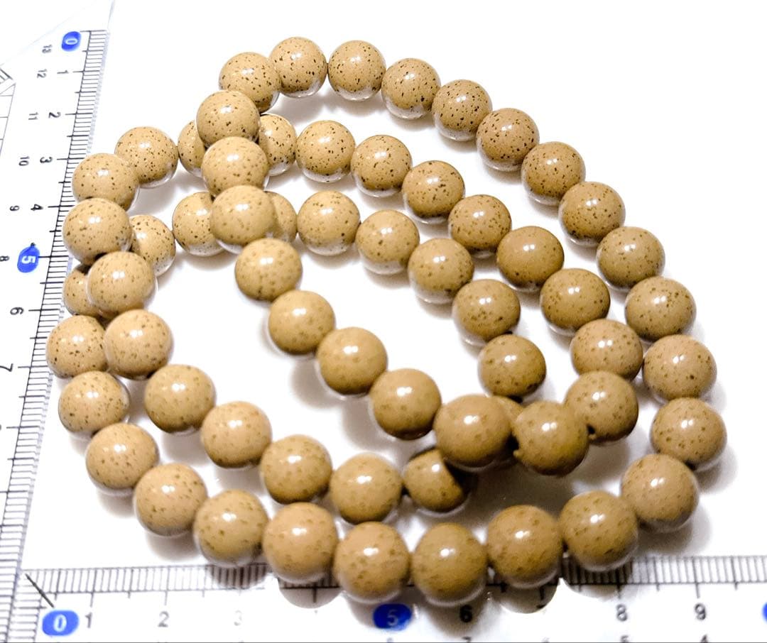 北投石ブレスレット3連ネックレスNO25-2072