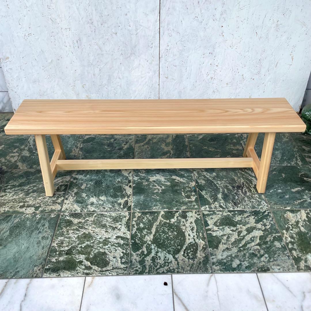 たな　国産ひのき　ベンチ