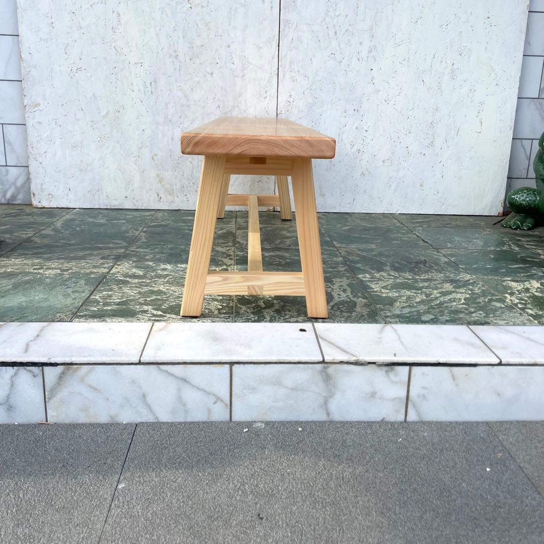 たな　国産ひのき　ベンチ