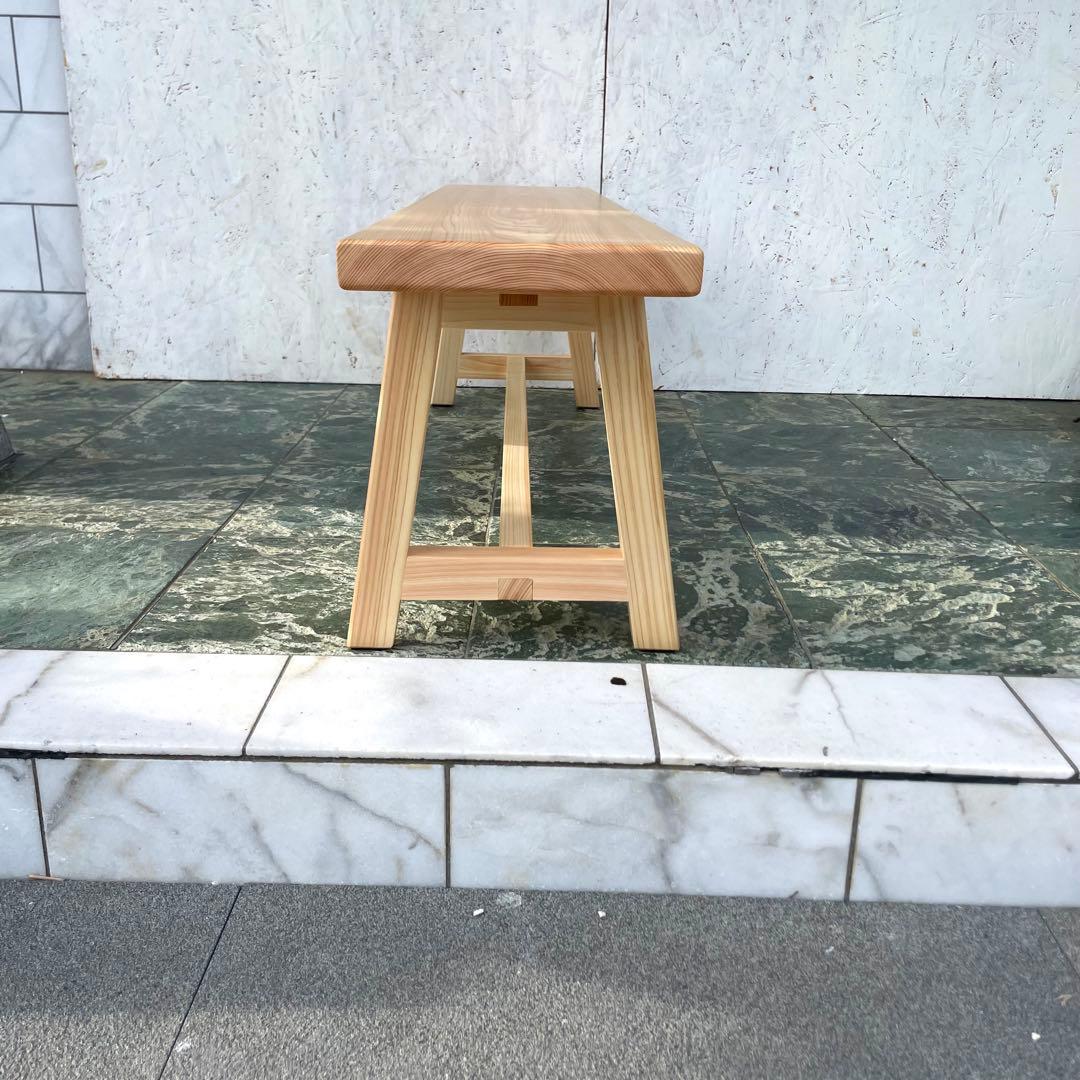 たな　国産ひのき　ベンチ
