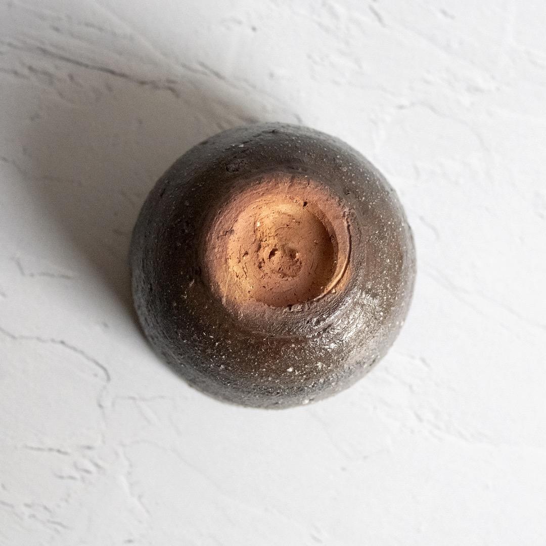 常滑焼 人間国宝 三代目 山田常山 造 ぐい呑み 箱付き｜骨董 アンティーク