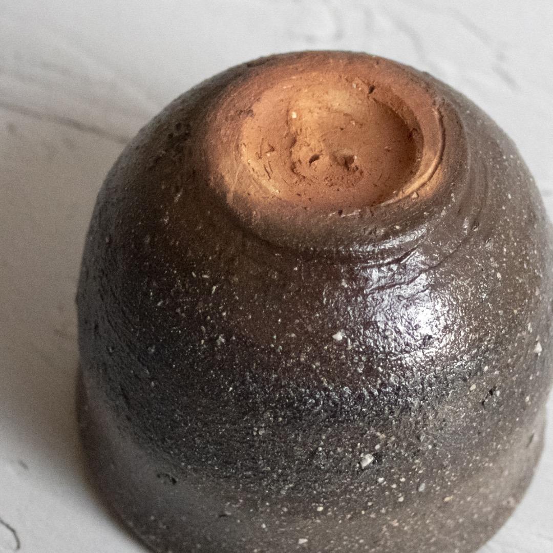 常滑焼 人間国宝 三代目 山田常山 造 ぐい呑み 箱付き｜骨董 アンティーク