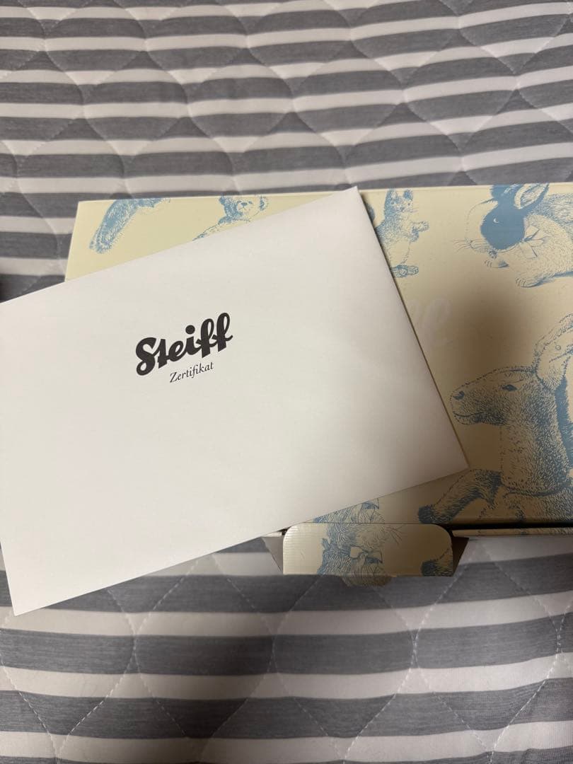 Steiff ダークブルー テディベア 約30cm