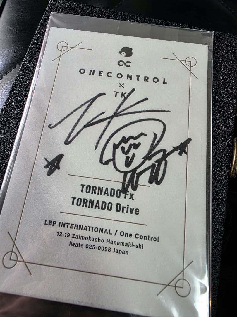 One Control Tornado Drive Brass TKサイン付