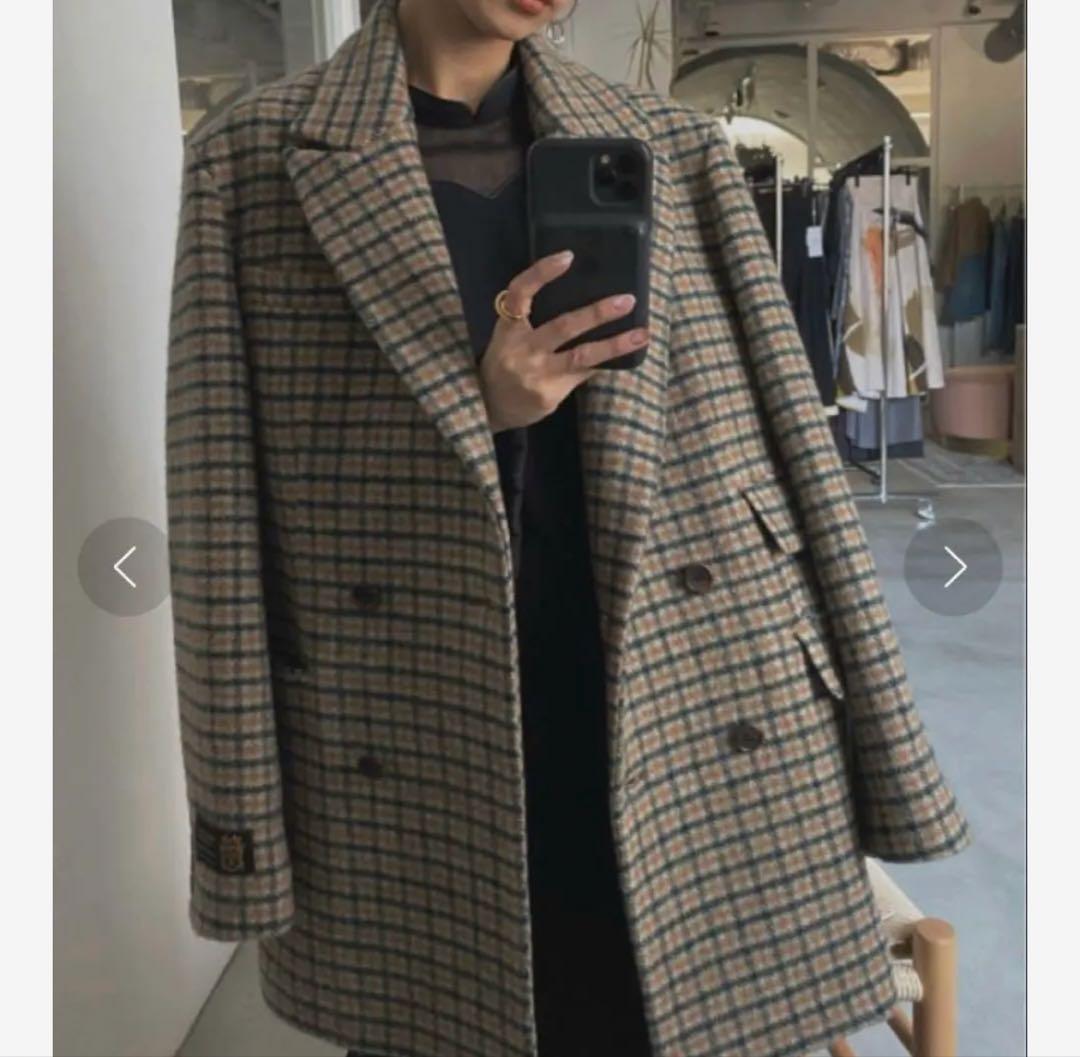 ち*わ様 アメリヴィンテージ　チェックコート