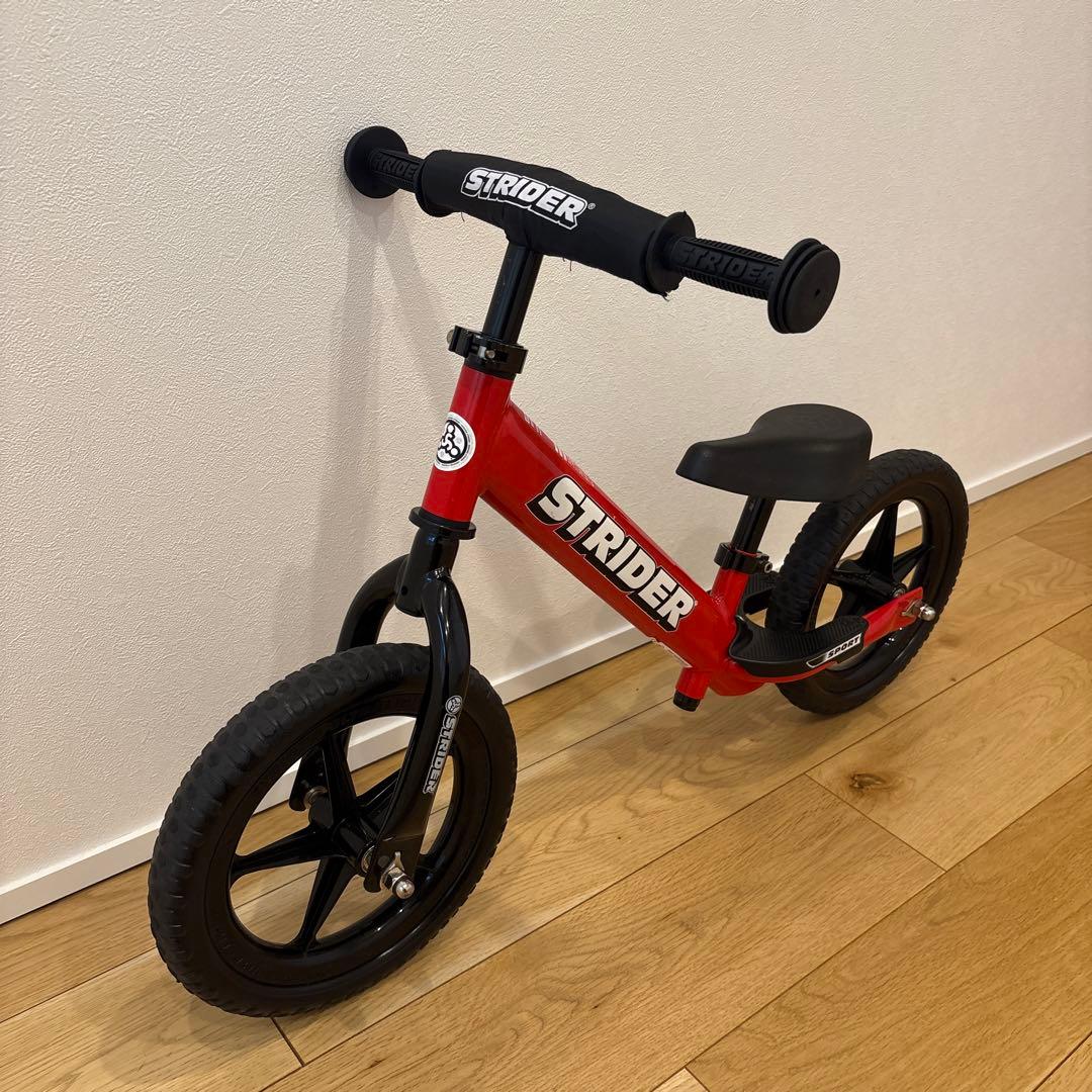 【美品】STRIDER バランスバイク レッド 12インチ