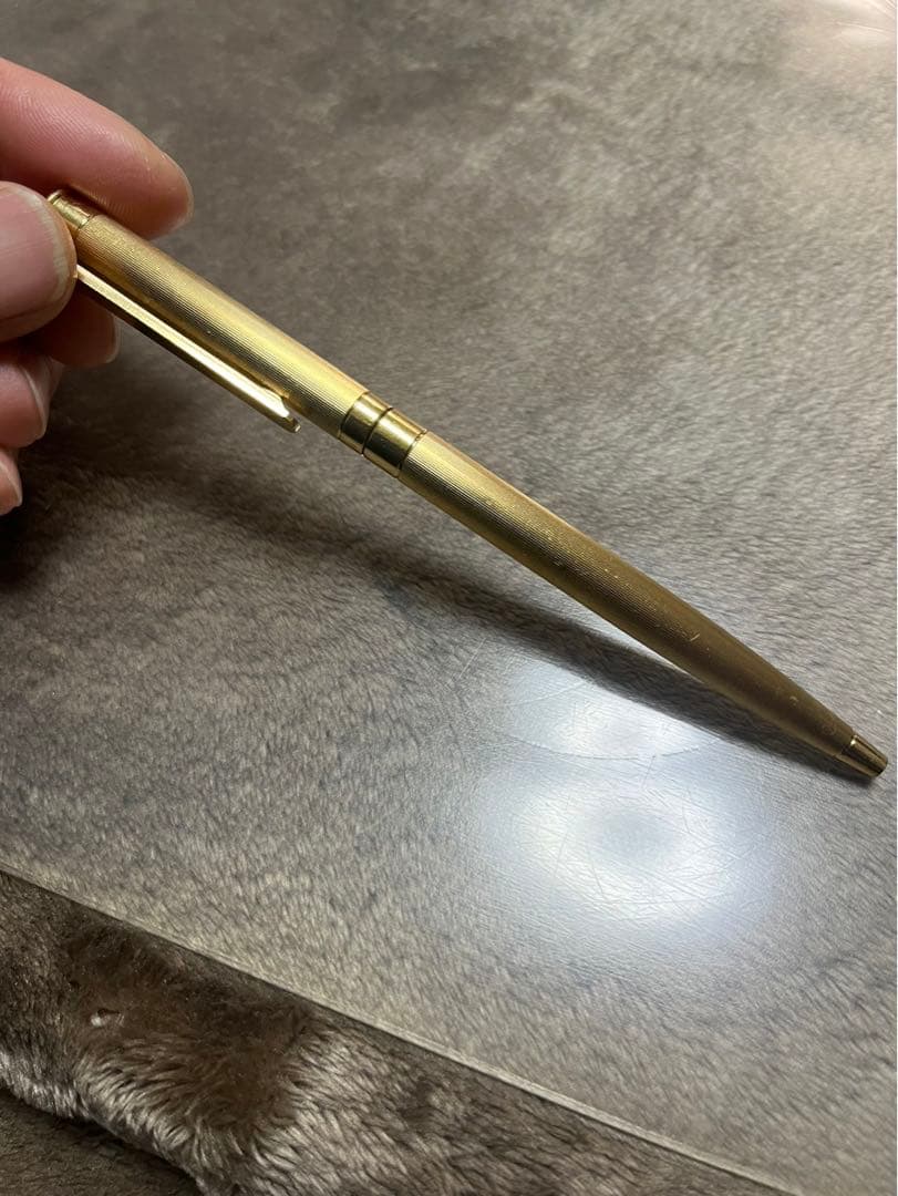 MONTBLANC 金色 スピンタイプ　ボールペン