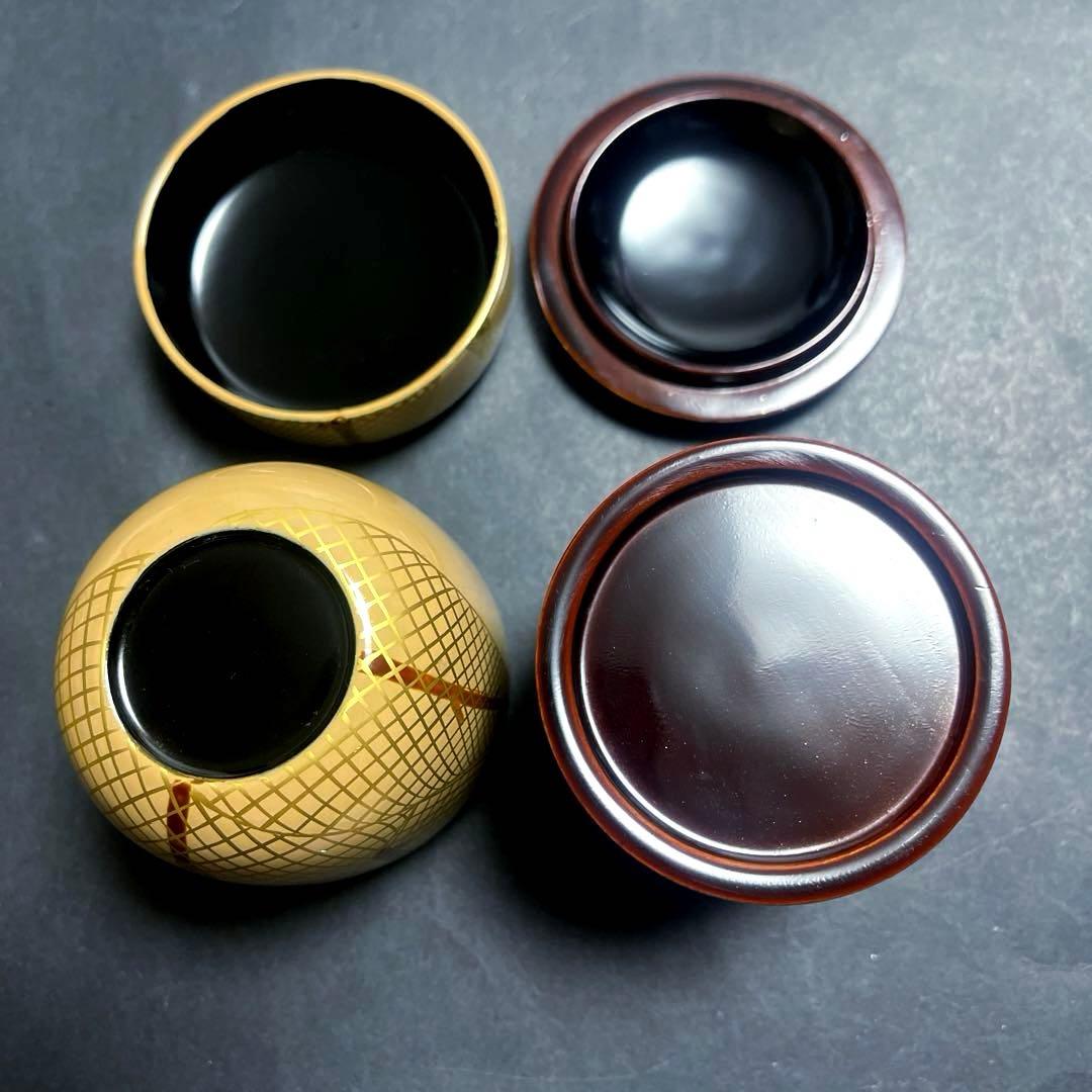 【最終値下げ】中村湖彩作【四季棗】の「夏」と「秋」