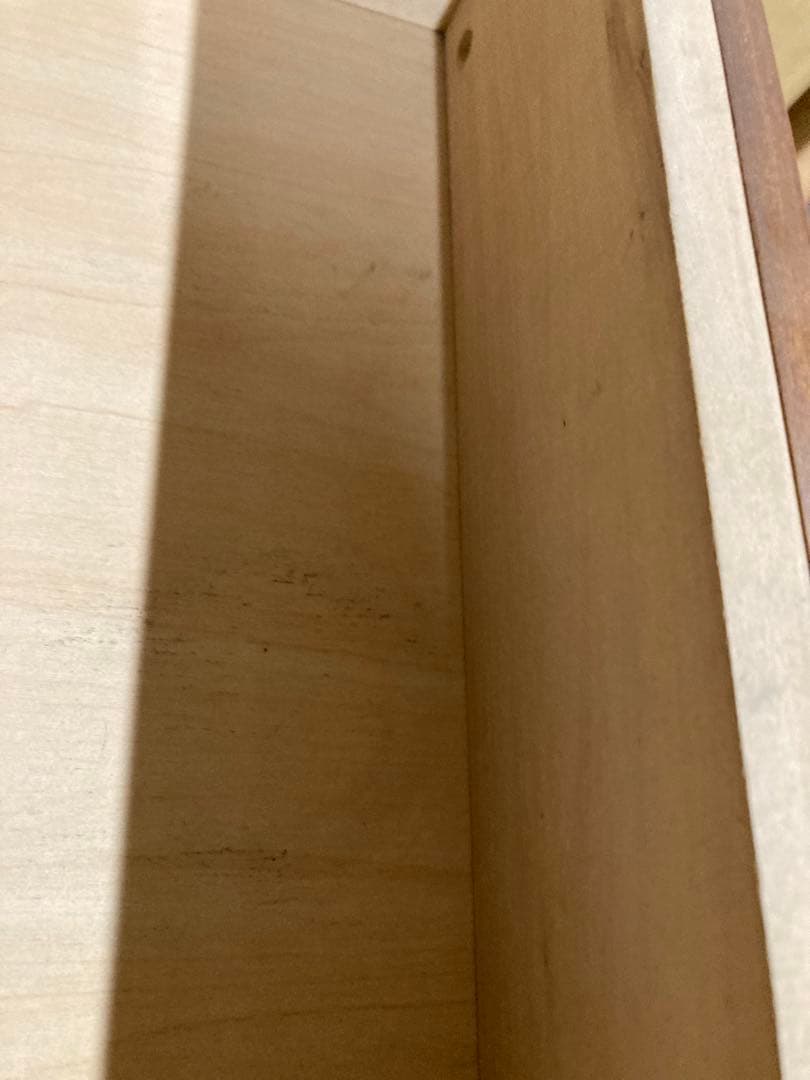 オールドカリモク　木製　棚　5段キャビネット　引き出し　アンティーク　レトロ