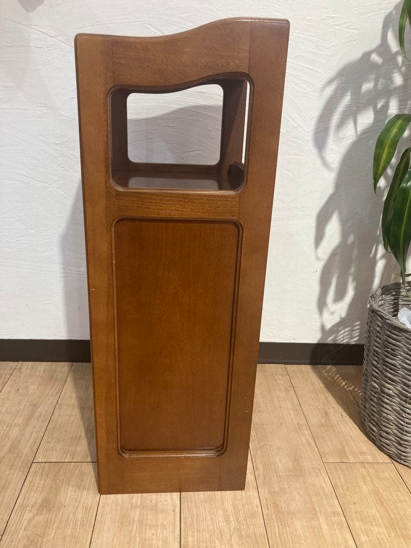 オールドカリモク　木製　棚　5段キャビネット　引き出し　アンティーク　レトロ