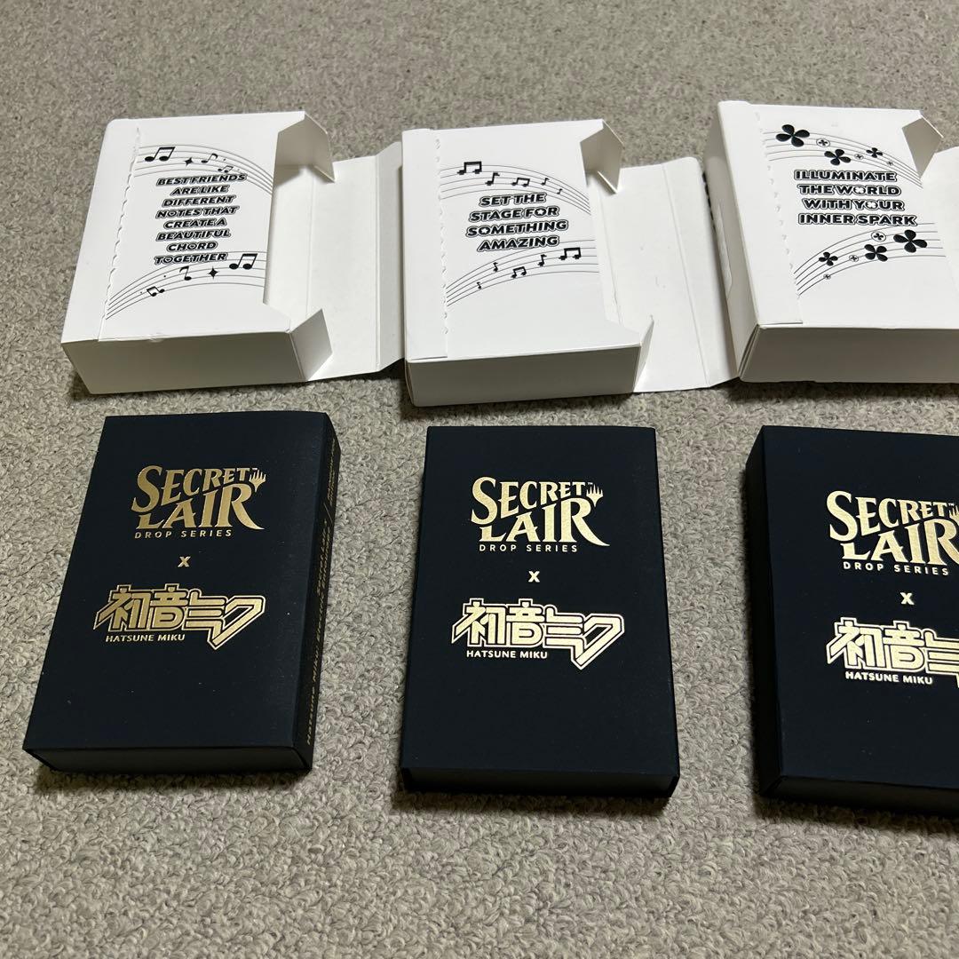 mtg 初音ミク　シークレットレイヤー　foil 日本語　春　夏　秋　開封済み