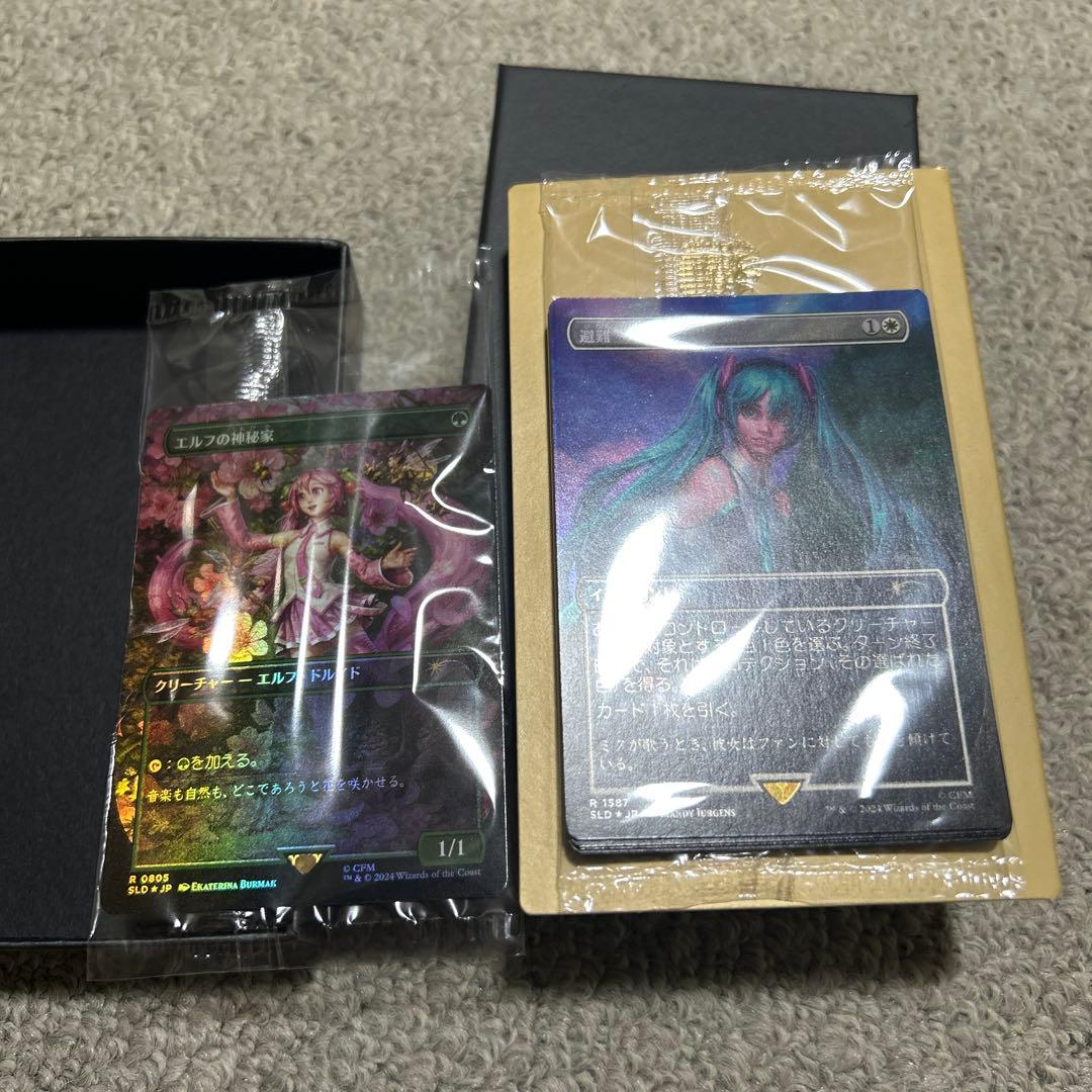 mtg 初音ミク　シークレットレイヤー　foil 日本語　春　夏　秋　開封済み