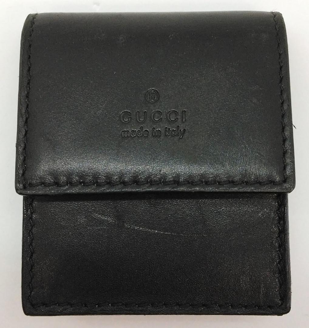 グッチ 置時計トラベルクロック 保存ケース有 クォーツ 中古品 (149085)