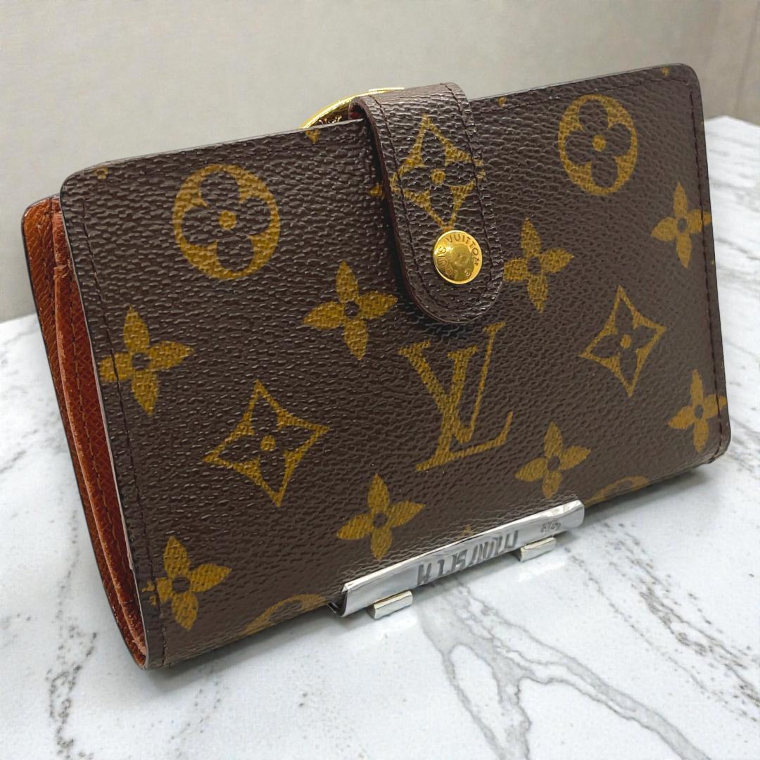 たまちゃん ルイヴィトン モノグラム 二つ折りがま口財布 ヴィエノワ