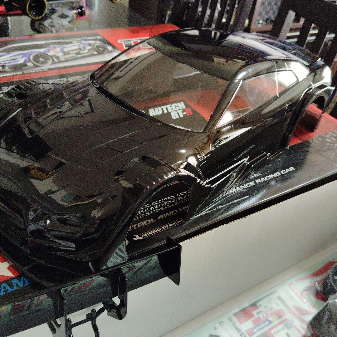 タミヤ 1/10 TT 02ボディ専用タイヤホイール付き まとめ売り。