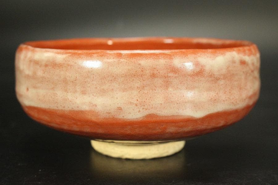 茶道具 赤楽平茶碗(BB471)
