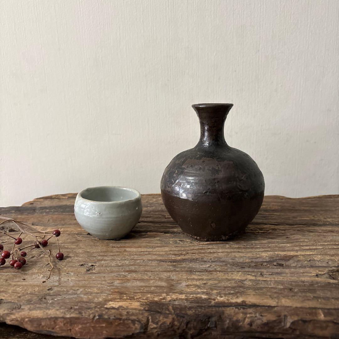 朝白磁盃　酒器　骨董　アンティーク　古美術　ぐい呑み 　検:白洲正子 秦秀雄