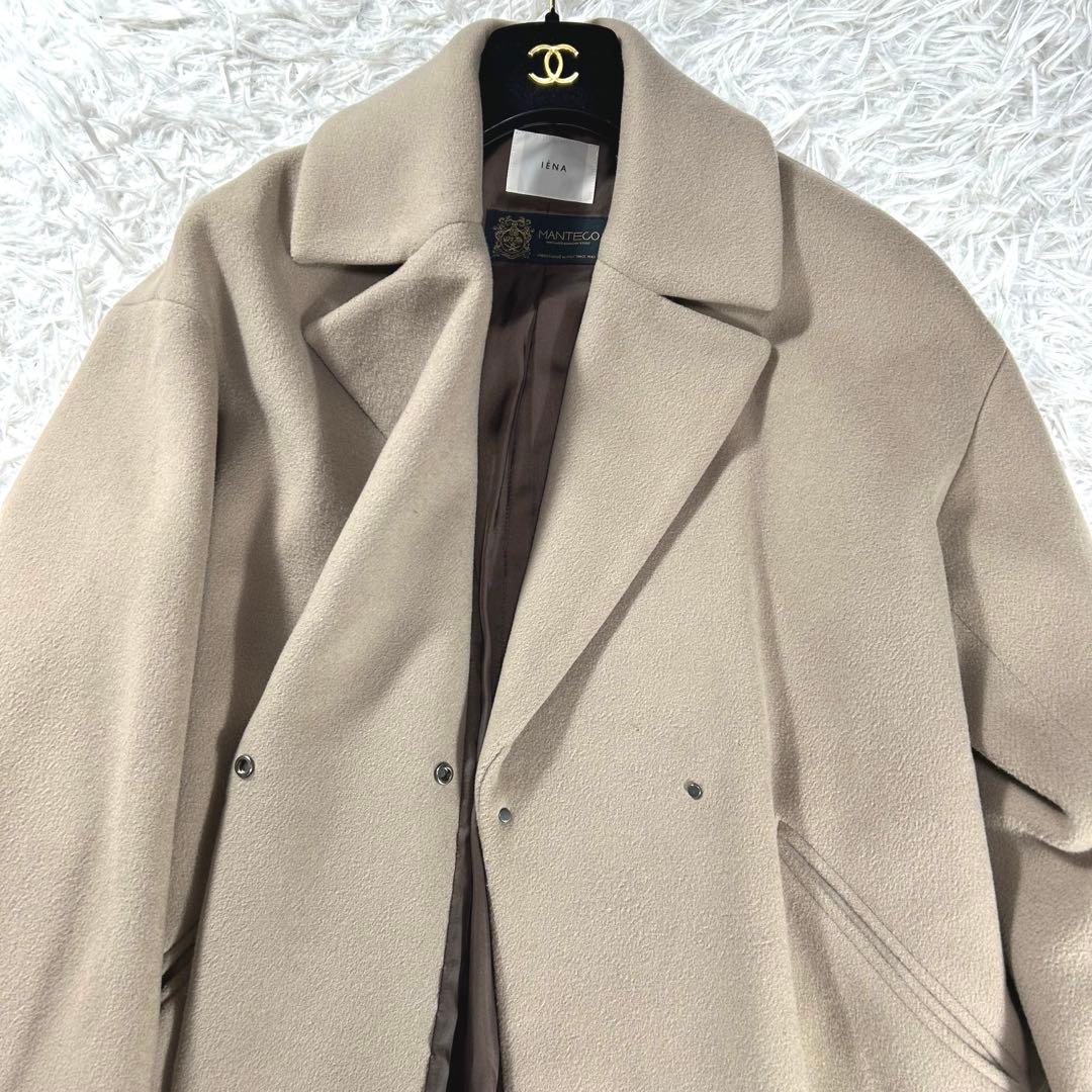 高級✨IENA MANTECO オーバーチェスターコート ベージュ　38
