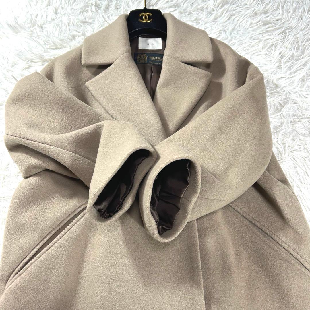 高級✨IENA MANTECO オーバーチェスターコート ベージュ　38