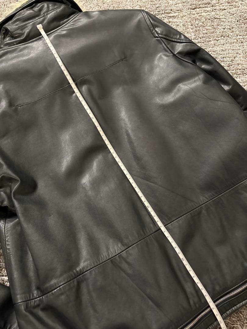 馬革×ラムファー　アンダーカバーライダースジャケット