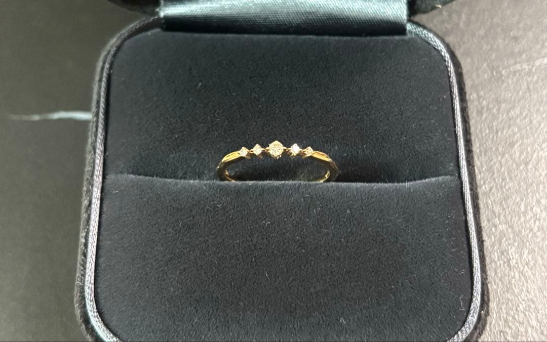 1*3様 agete K18 0.06 8号 リング