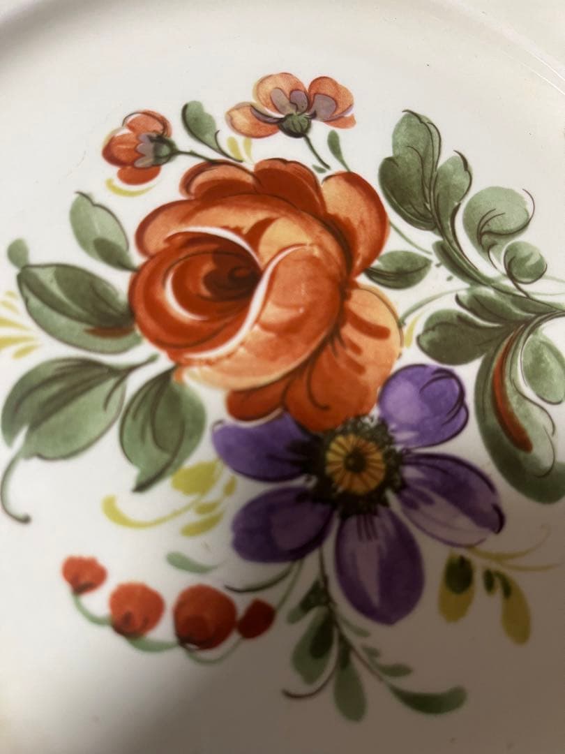 アンティーク　プレート　5枚　イタリア　pagnossin