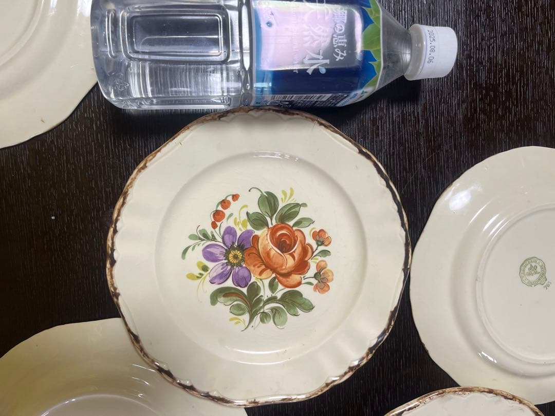 アンティーク　プレート　5枚　イタリア　pagnossin