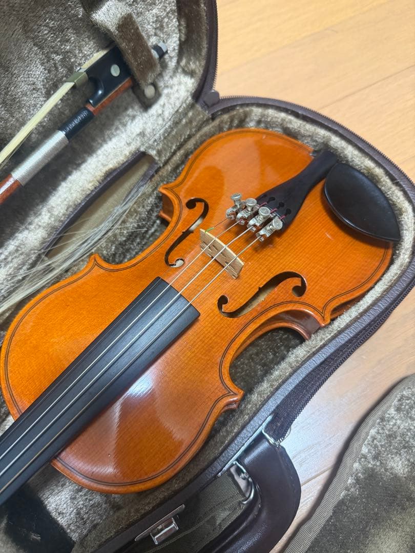 シ*房様 バイオリン本体 ケース付き　suzuki 1/10