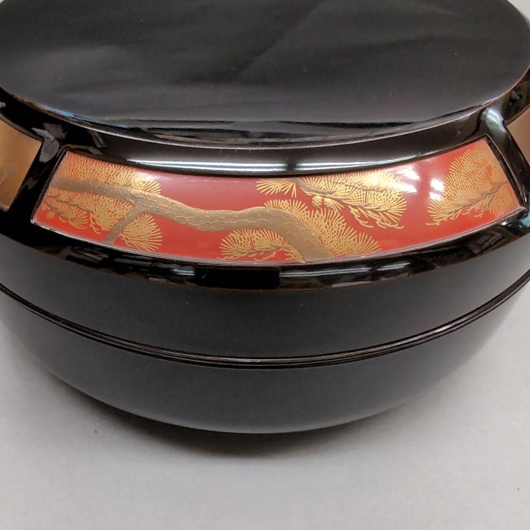 平安　象彦　西村彦兵衛　五清蒔絵　車軸形喰籠　茶道具