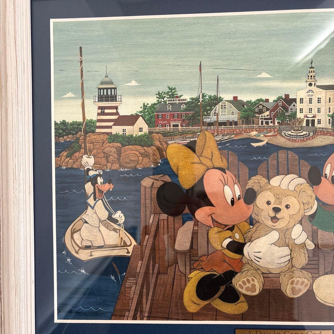 東京ディズニーリゾート 35周年　ダッフィー ケープコッドの1日 ジクレー版画