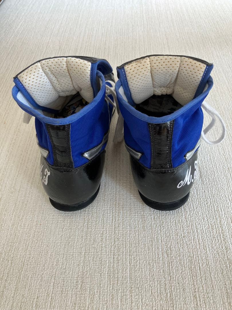 Mizuno ボクシングシューズ 青と黒