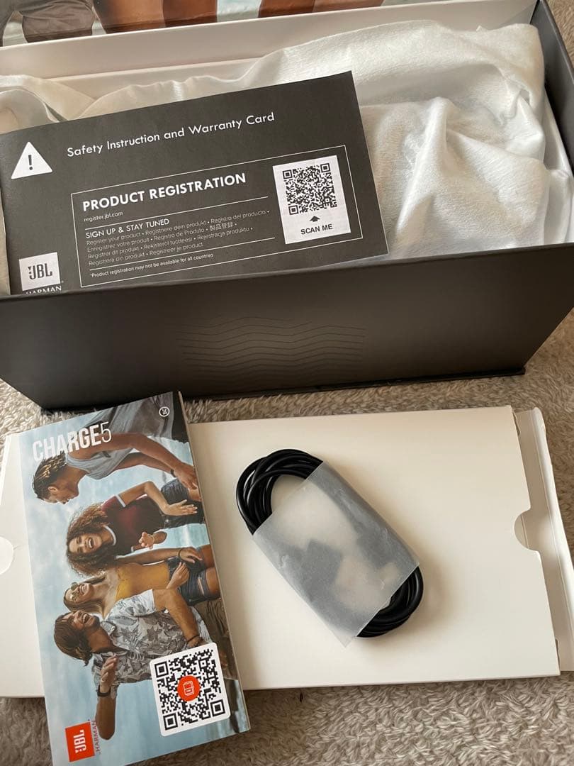 JBL CHARGE5 ワイヤレススピーカー ブラック 新品未使用黒