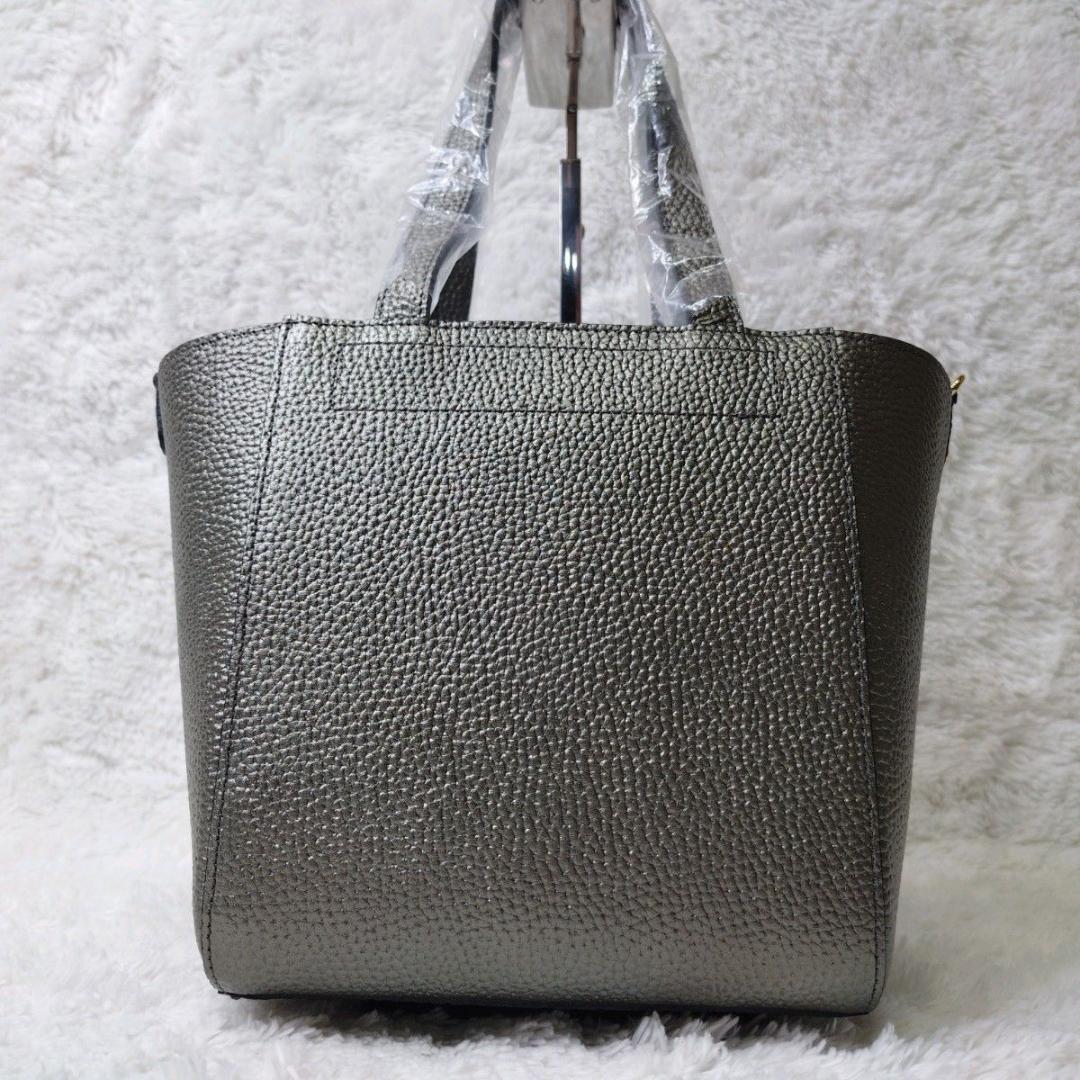 【新品未使用】 ADMJ エーディーエムジェイ ハンドバッグ ビー グレー