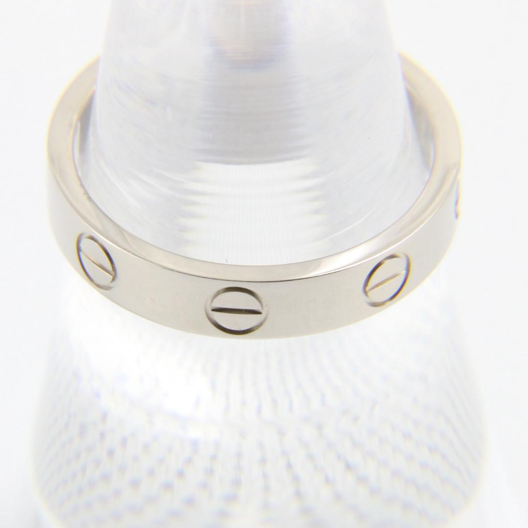 【磨き済み】 カルティエ ミニラブリング　K18　ホワイトゴールド　11号