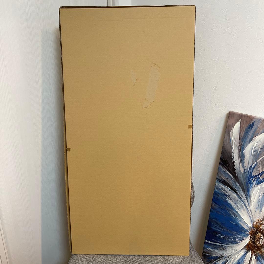 北欧 インテリア　キャンバス　アート　花　ホテル モダン　抽象　ブルー