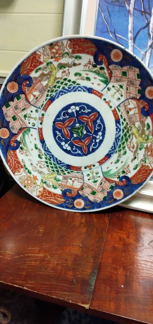 古伊万里の大皿です37センチです