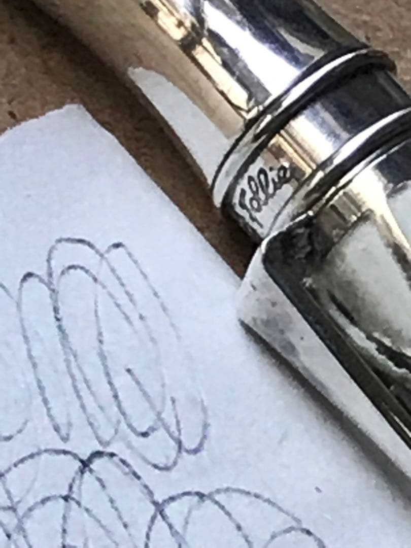 パリ購入　仏製　純銀　レリーフ蜘蛛の巣彫り　スパイダー　フォリフォリ