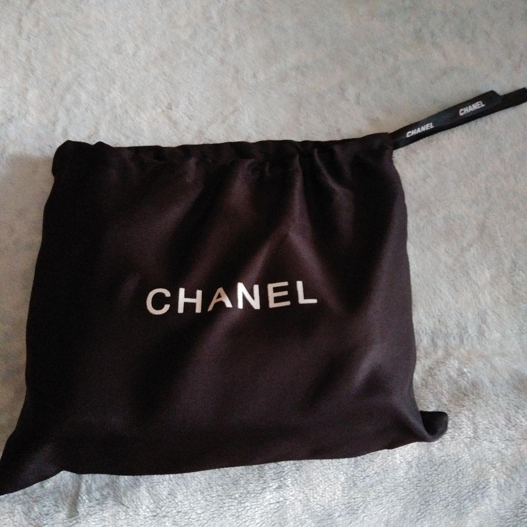 CHANEL ノベルティ青 キルティング デニム地ショルダーバッグ