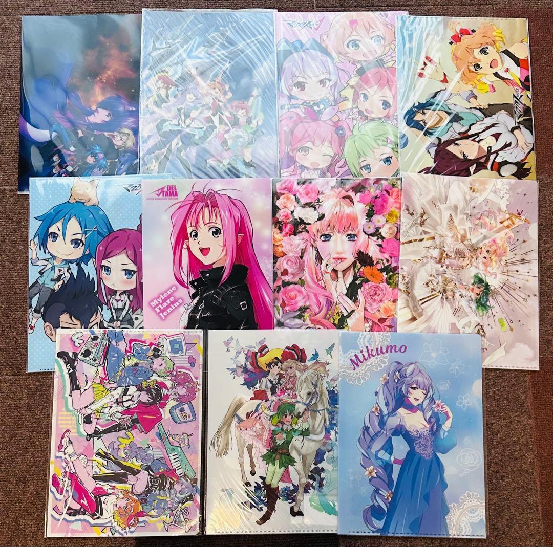 【まとめ・セット】マクロス　F Δ 7クリアファイル　オシャレマクロス　M魂