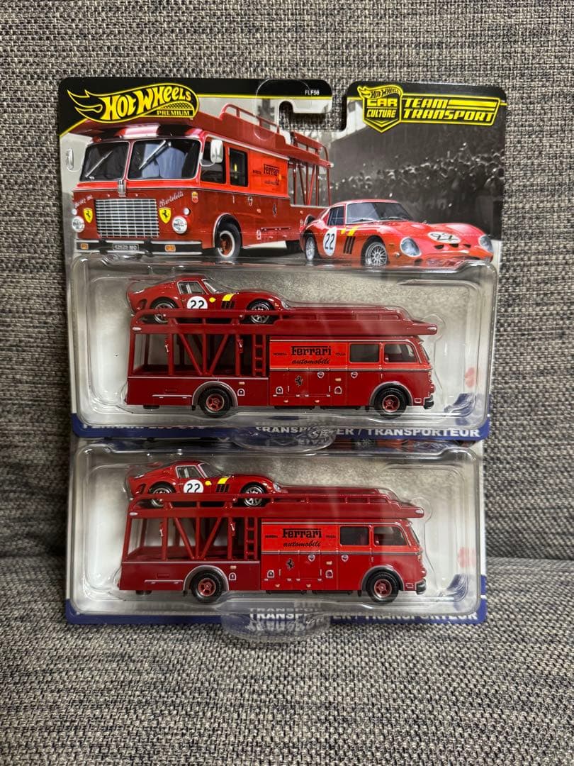ホットウィール チームトランスポート フェラーリ250GTO＆フィアッ