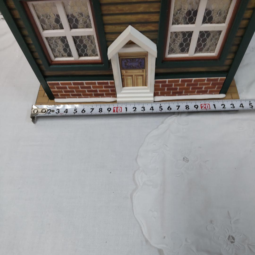 ハウス型オルゴール　新品訳アリ　ドールハウス　ミニチュア　クリスマス　ジオラマ