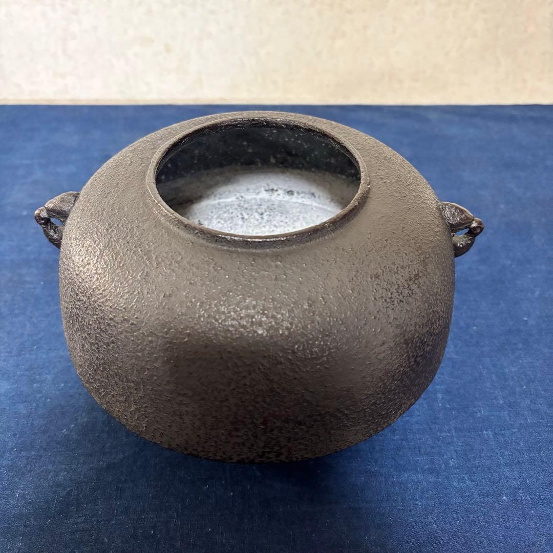 風炉 茶釜 電熱器 鬼面風炉釜 野々田電熱器 敷板 茶道具 お点前道具