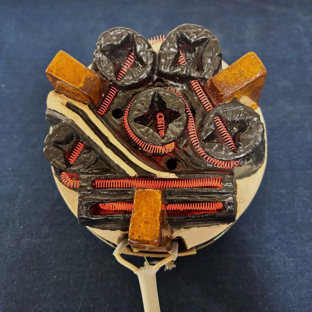 風炉 茶釜 電熱器 鬼面風炉釜 野々田電熱器 敷板 茶道具 お点前道具