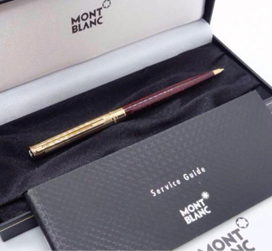 モンブラン　★未使用に近い金運強運ナポレオン愛用のレッドメノウ★ノブレス・ドゥエ