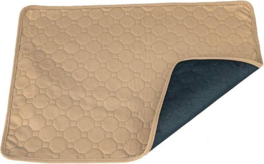 ベージュ2枚 洗える ペットマット ペットシーツ トイレシート 防水 犬 猫