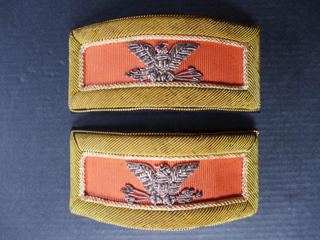 時代物 中古美品　アメリカ陸軍　工兵隊　大佐の肩章　階級章　US NAVY