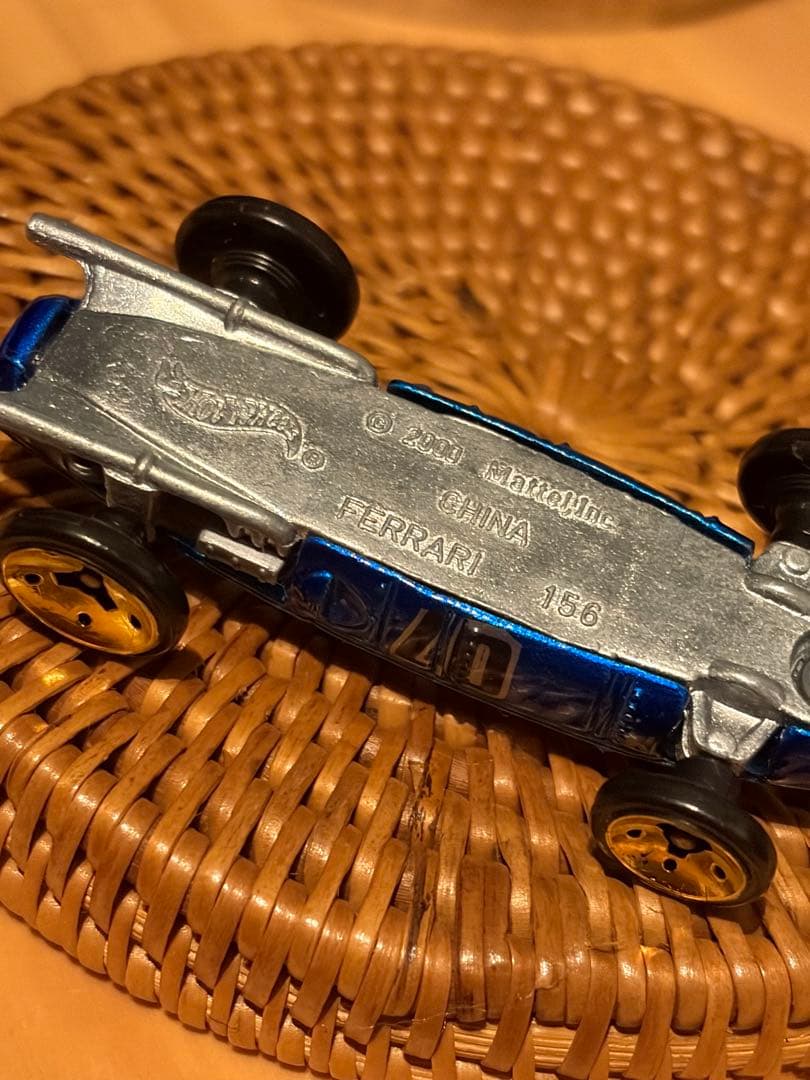 2000年モナコグランプリで買ったアルミニウムのフェラーリMattelミニチュア