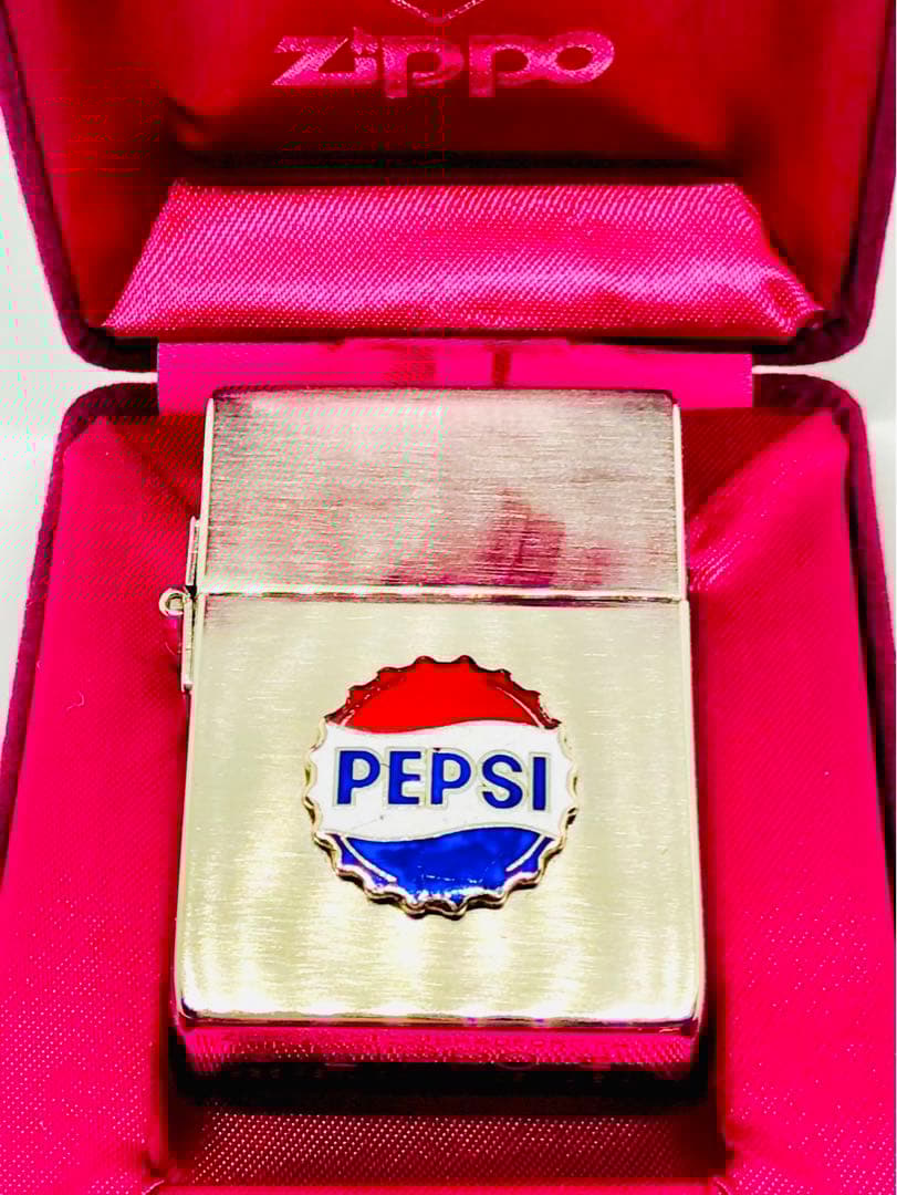 ペプシ＊エナメル七宝＊ビンテージ1935sモデルタイプ角型＊zippo®︎