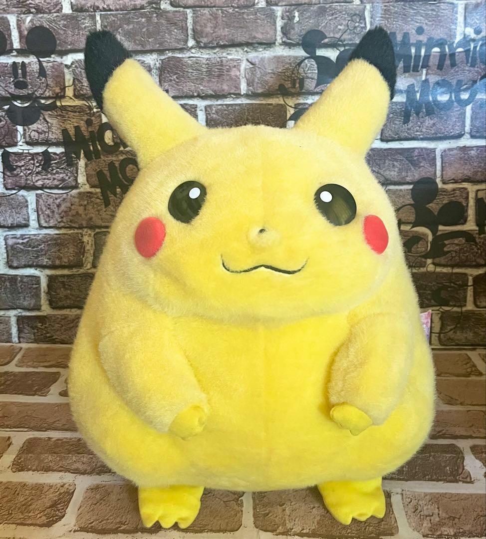 希少 ポケモン 明治 カール懸賞当選品　ピカチュウおしゃべり貯金箱　等身大